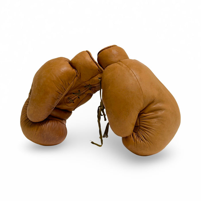Vintage French Leather Boxing Gloves