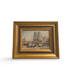 Signed Antique French Notre Dame Painting