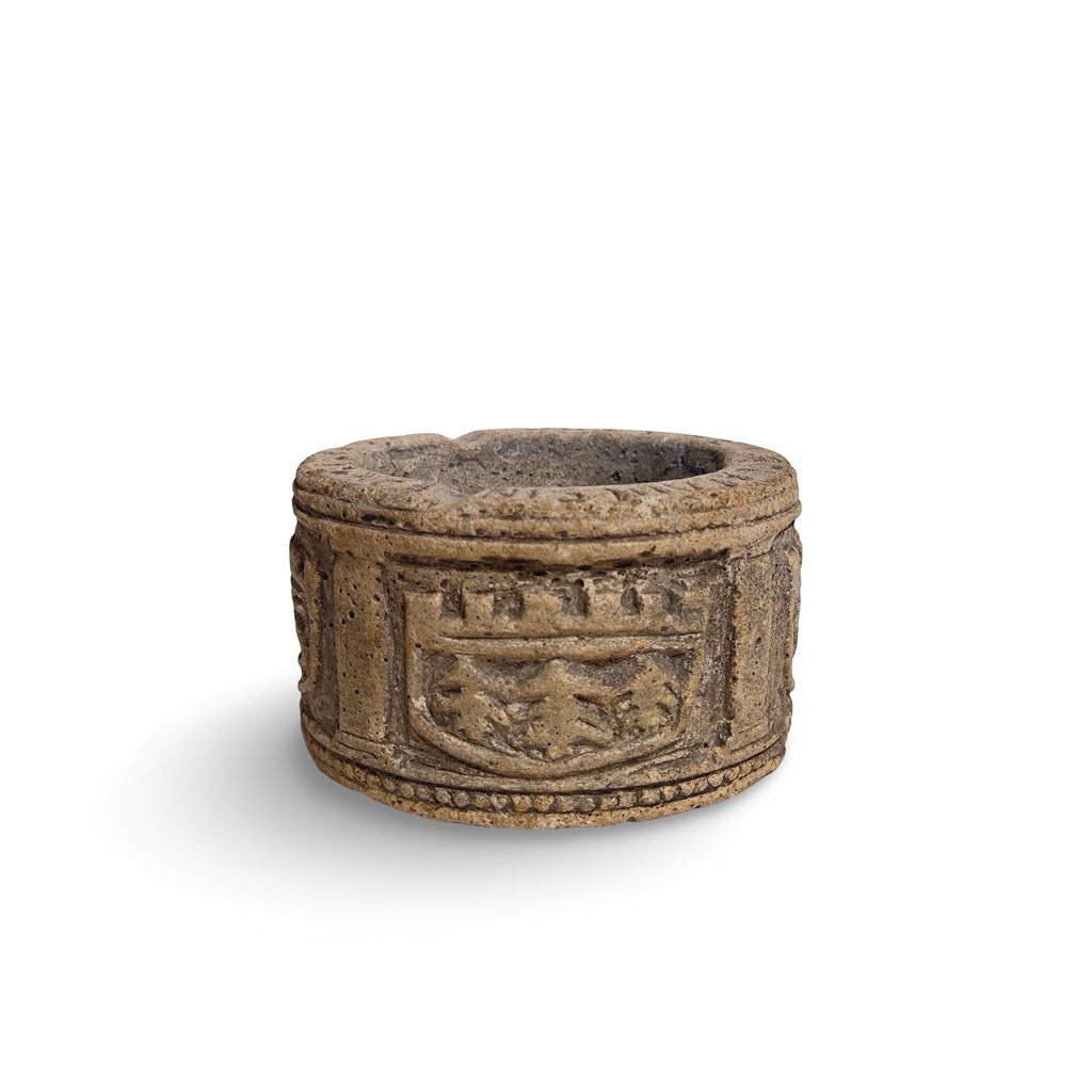 Vintage French Stone Advertising Ashtray