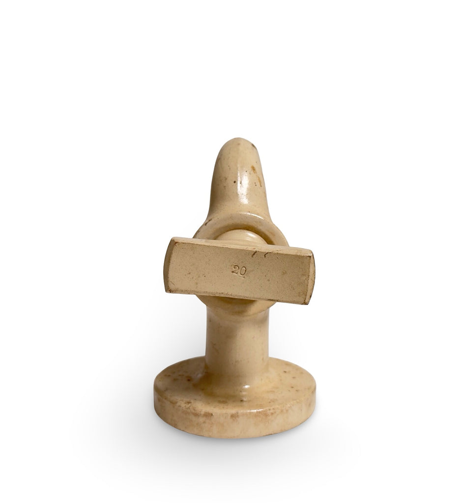 Vintage French Stoneware Pipe