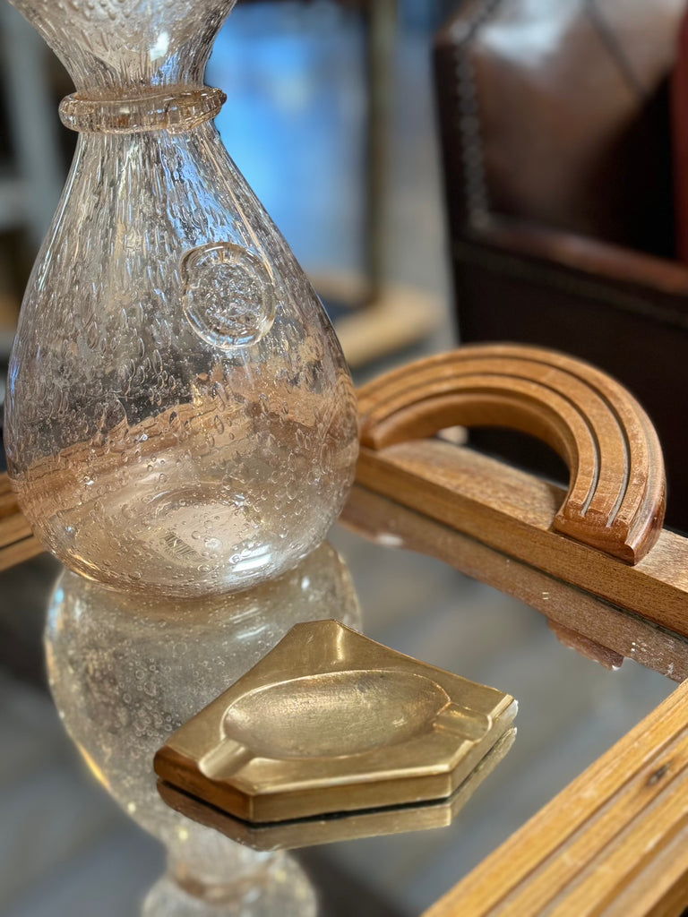 Vintage French Brass Ashtray