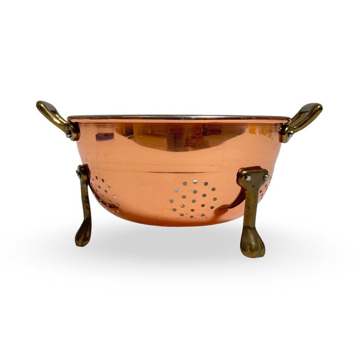 Vintage Copper and Brass Colander
