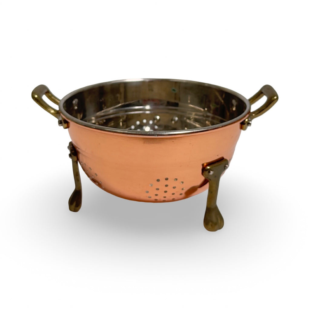 Vintage Copper and Brass Colander