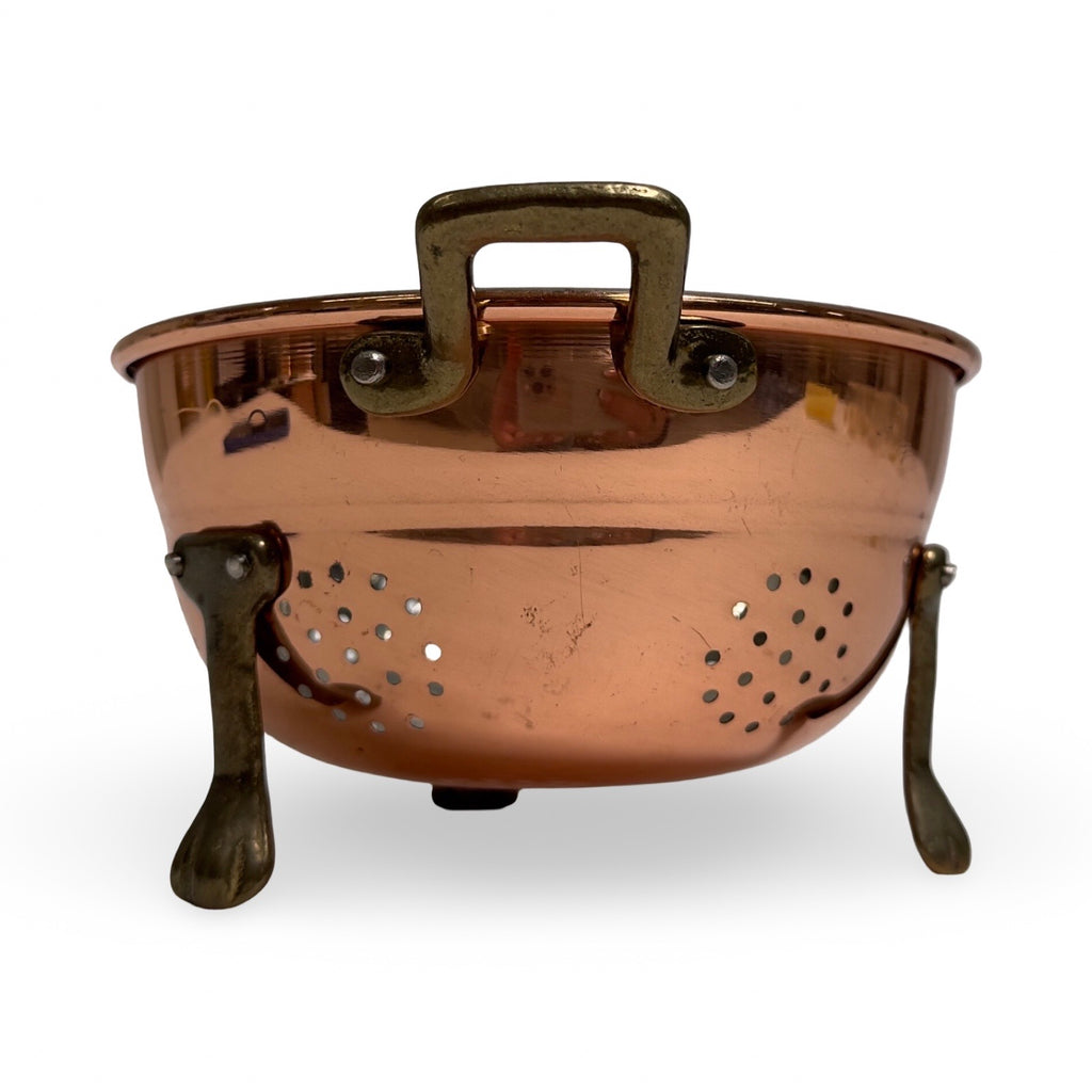 Vintage Copper and Brass Colander