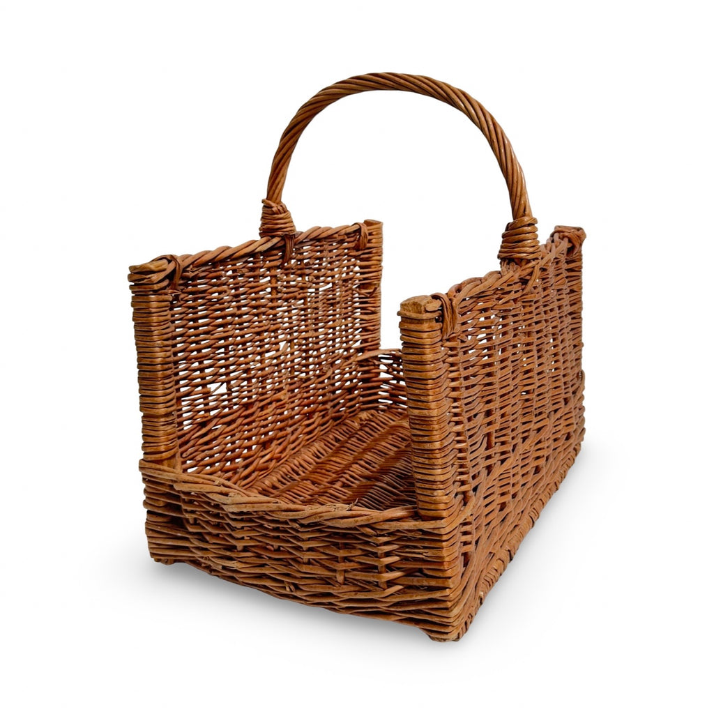 Vintage French Log Basket