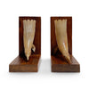1940’s French Carved Horn Bird Bookends