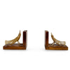 1940’s French Carved Horn Bird Bookends