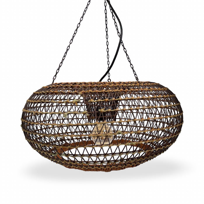 Antique fishing trap pendant