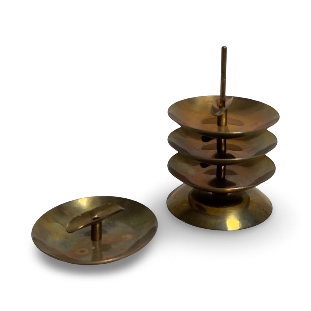 Vintage Brass Ashtrays