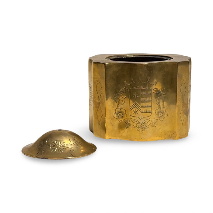 Vintage Brass Canister