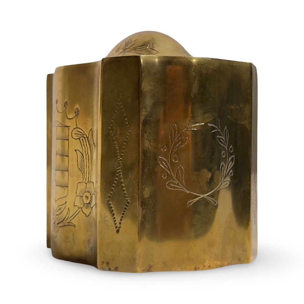 Vintage Brass Canister