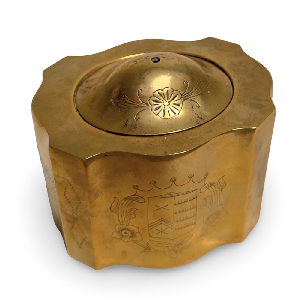 Vintage Brass Canister