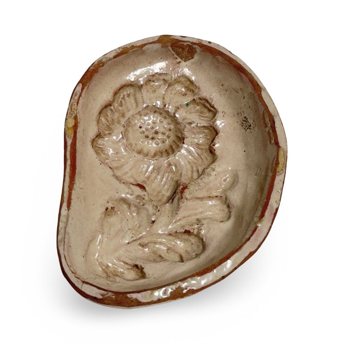 Vintage Floral Ceramic Mold Dish