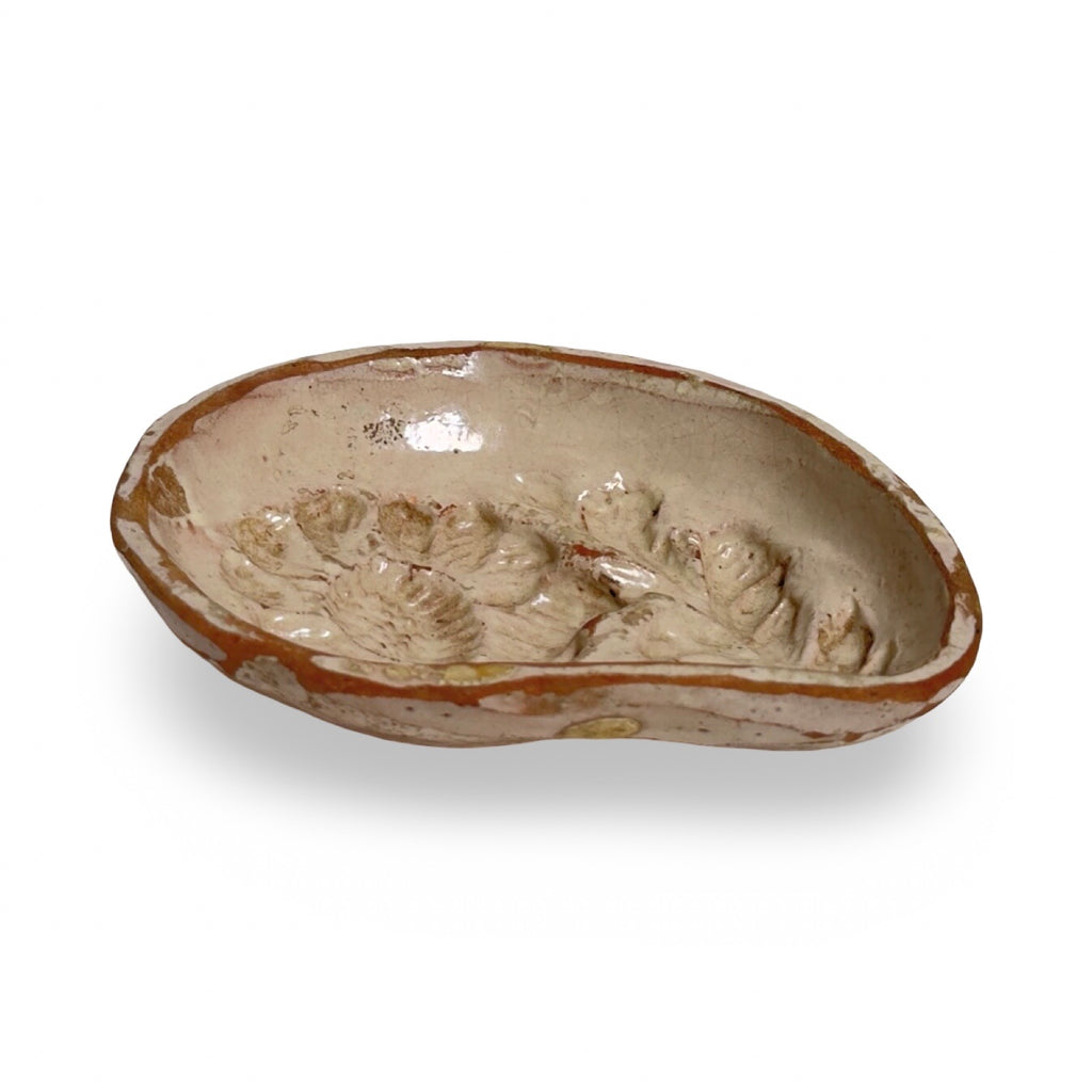 Vintage Floral Ceramic Mold Dish