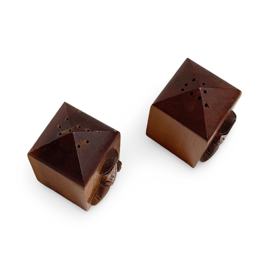 Vintage cowboy salt and pepper shakers