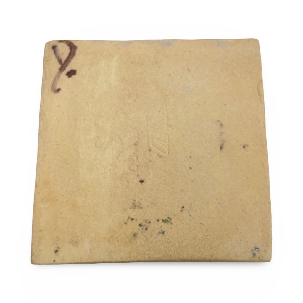 Antique French Delft Tile