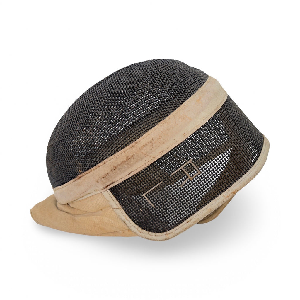 Vintage Fencing Mask with Embroidery