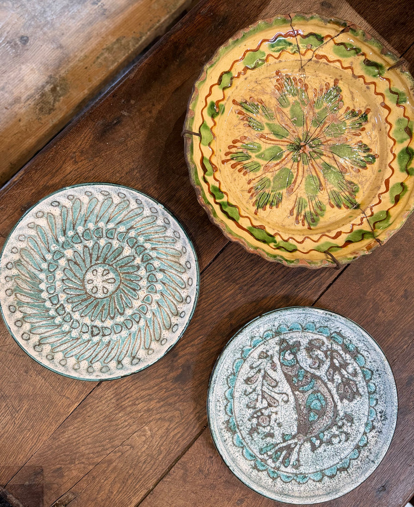 Vintage Signed Ceramic Plate