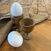 Handmade Pair of Collapsable Traveling French Egg Cups