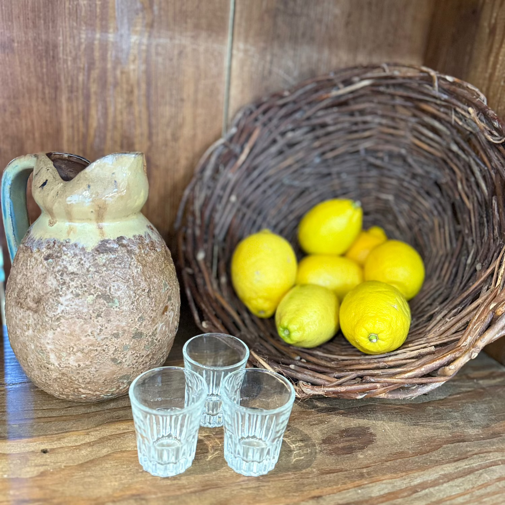 Antique French Wicker Demijohn Cloche