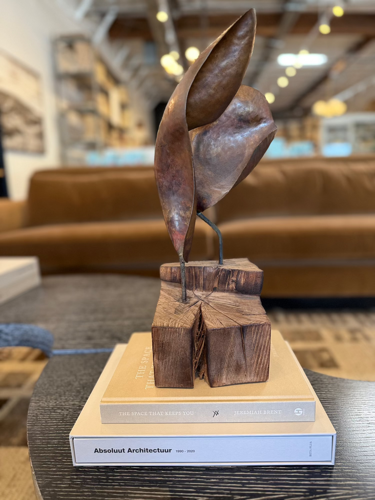 1950’s Copper Sculpture On Stand
