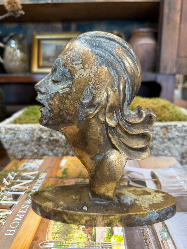 Art Deco French Woman  Statue