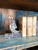 Art Deco French Jester Bronze and Marble Bookends