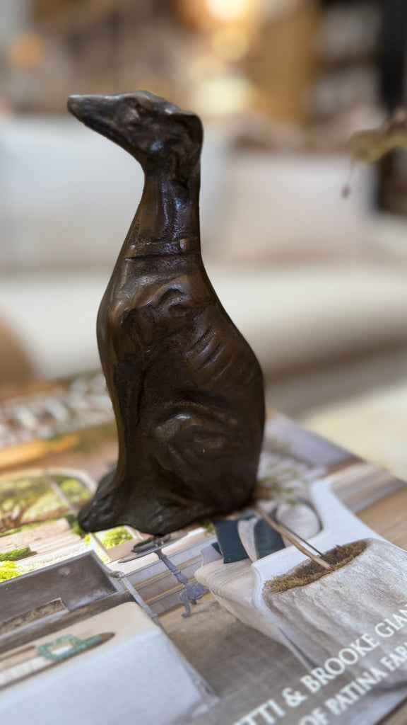 Antique Bronze Dog