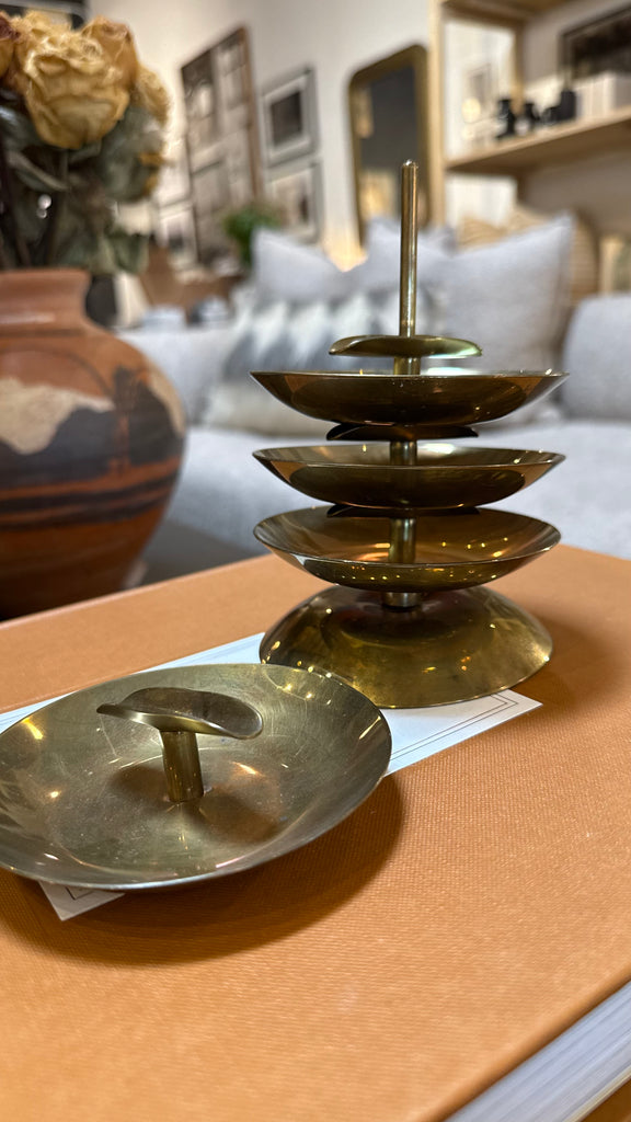 Vintage Brass Ashtrays