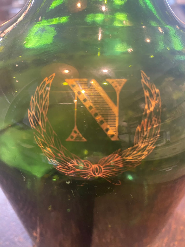 Antique French Bottle with Monogram "N"
