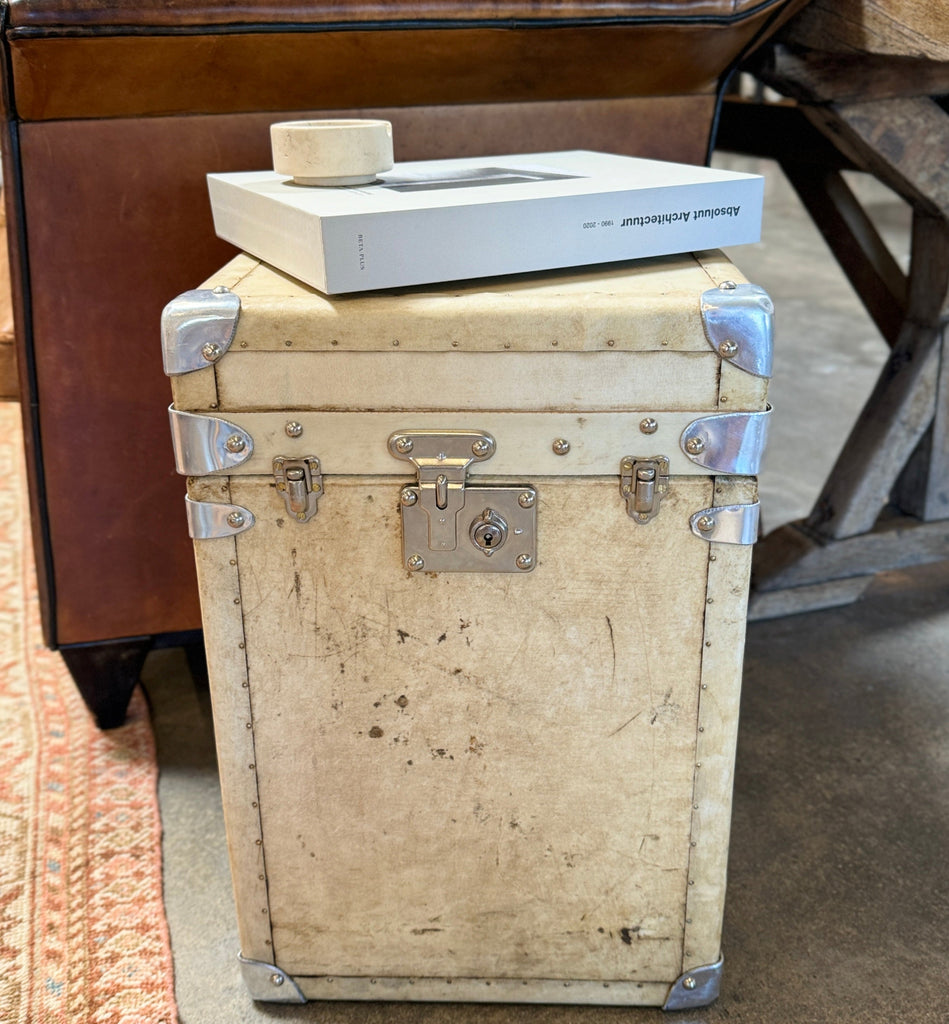 Antique Vellum Trunk