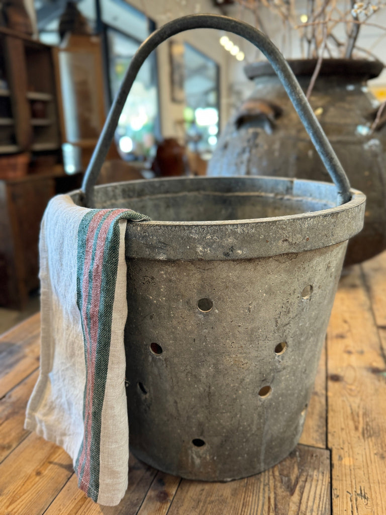 Antique French “Well” Cleaning Basket