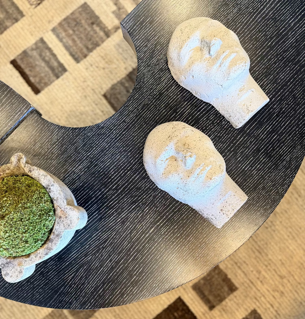Vintage French Cement Mask Mold