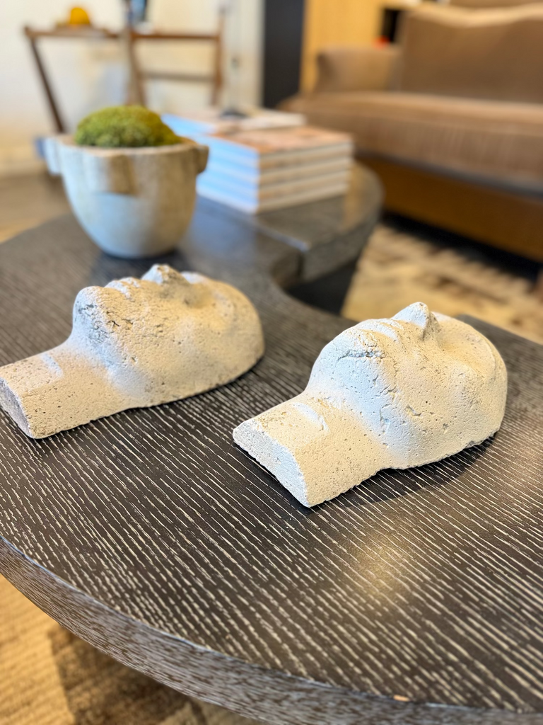Vintage French Cement Mask Mold