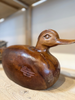 Vintage French Wooden Duck