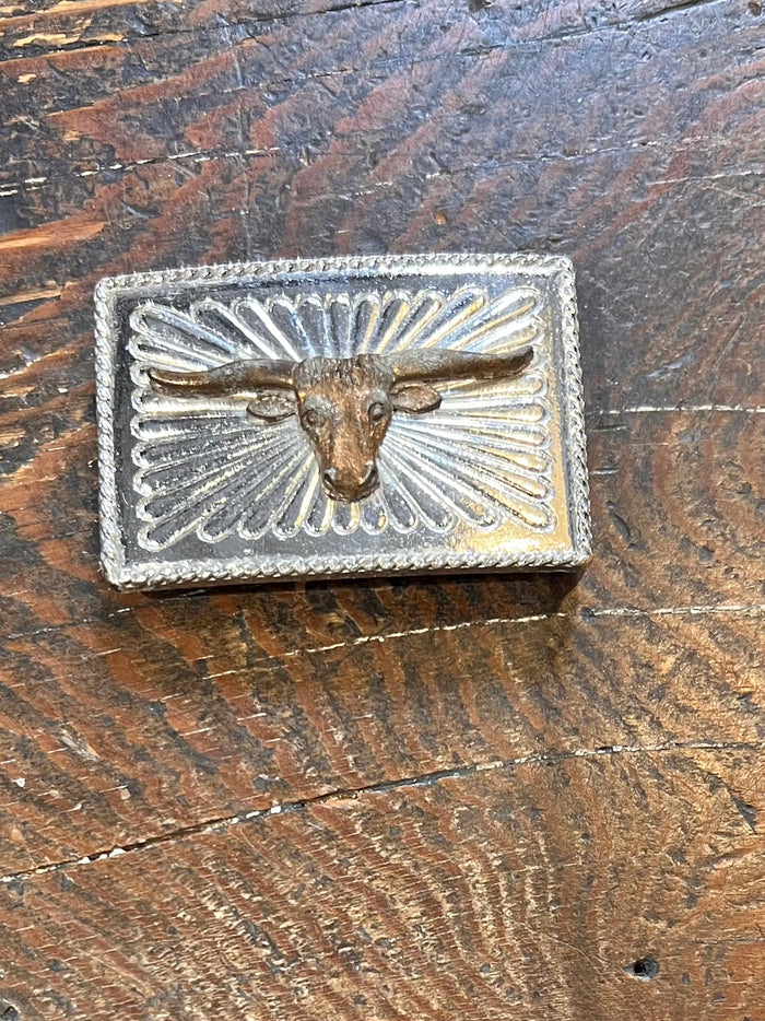 Vintage Small Longhorn Belt Buckle