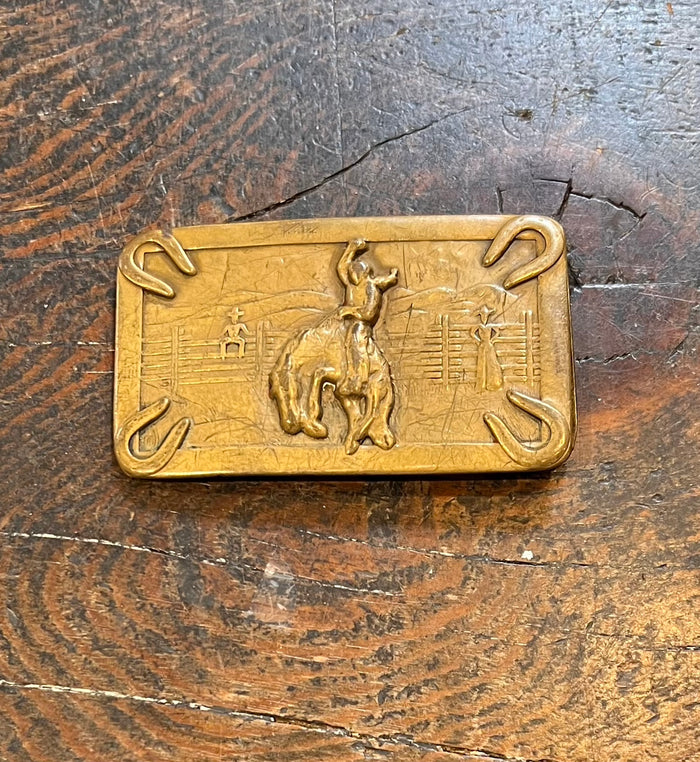 Vintage Brass Belt Buckle