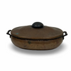 Antique Copper Serving Dish with Lid