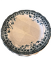 Antique French blue transferware plates - set of 4