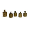 Antique French Set of Brass Scale Weights