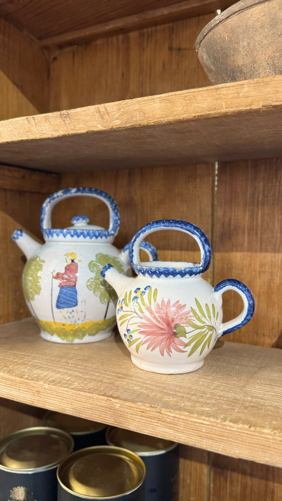 Antique French Hand Painted Pottery