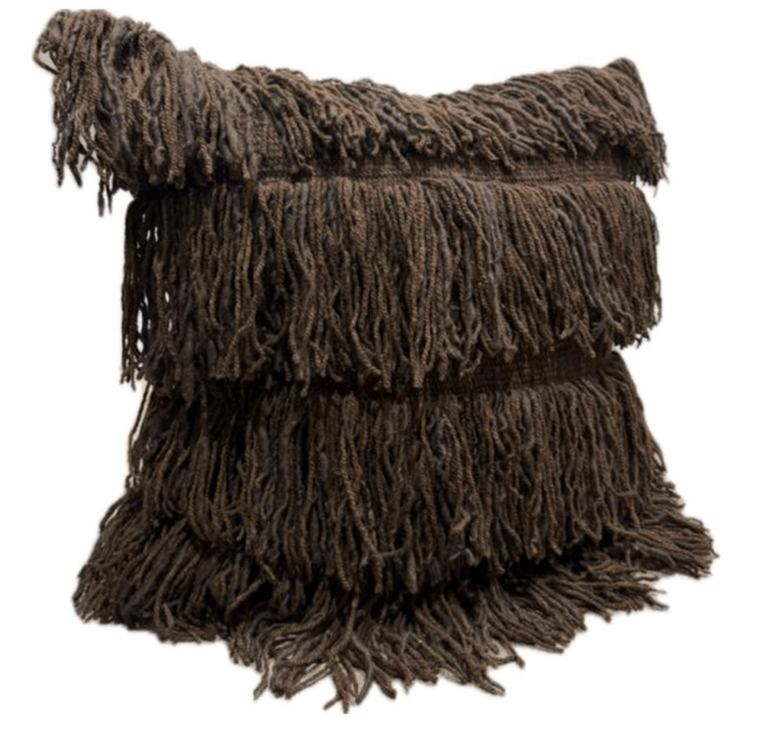 Makun Bangs Pillow - Brown