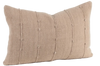 Makun Lumbar Pillow - Oatmeal/Oatmeal Stripes