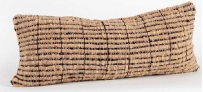 Makun Texturized Lumbar Pillow - Oatmeal/Brown