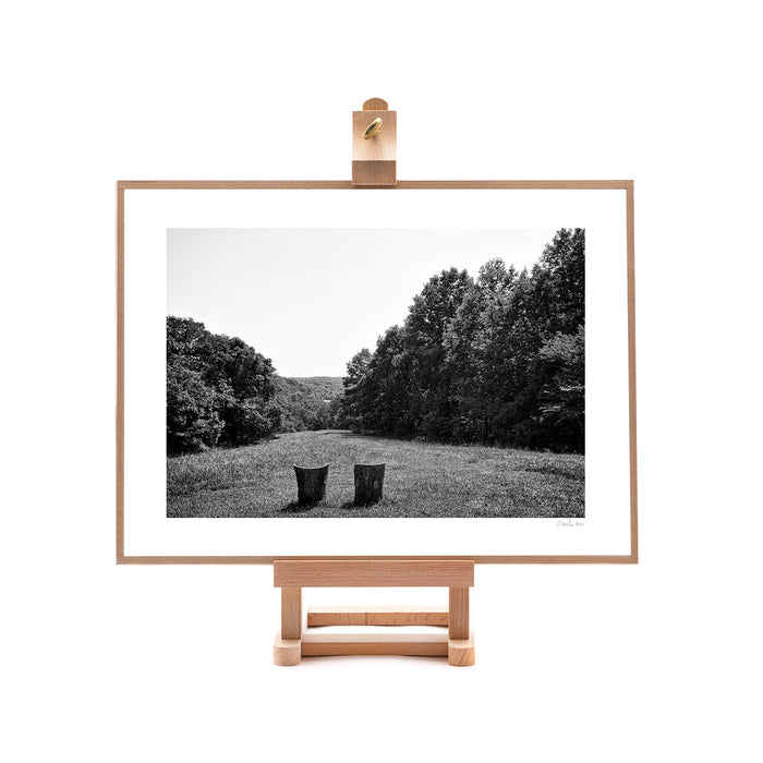 Meadow For Two On Easel