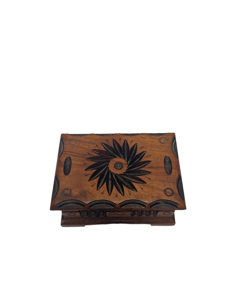 Antique French Wooden Prayer Box