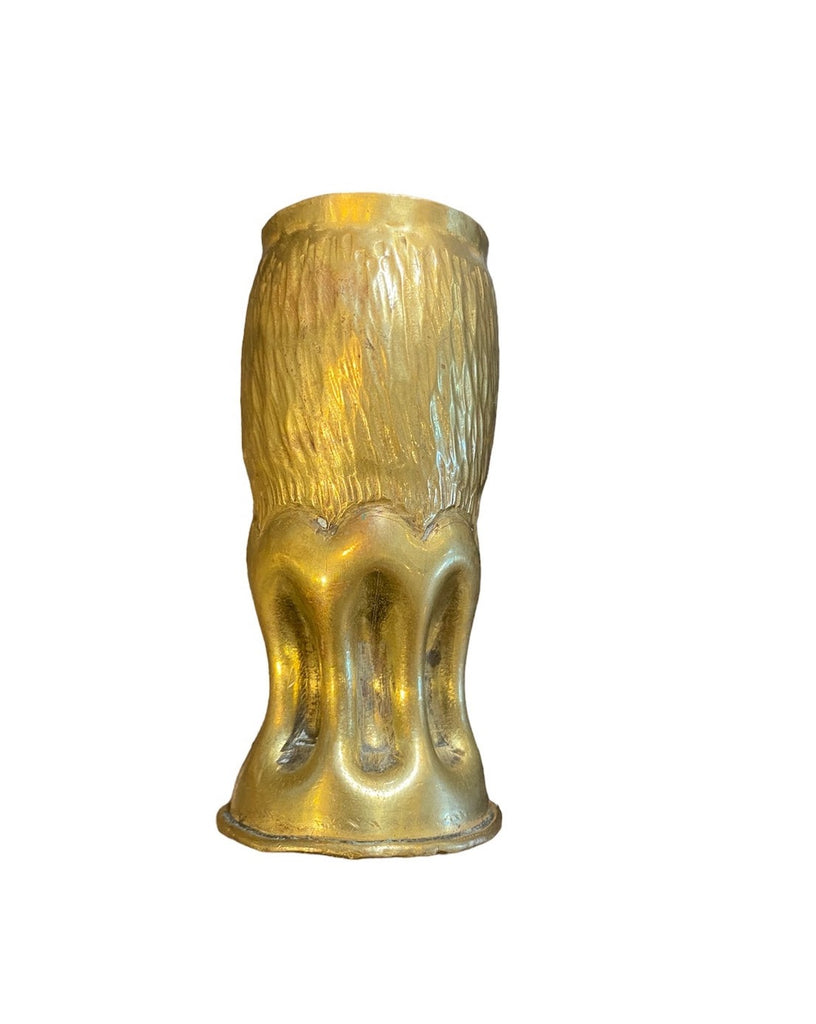Antique French Trench Art Vase
