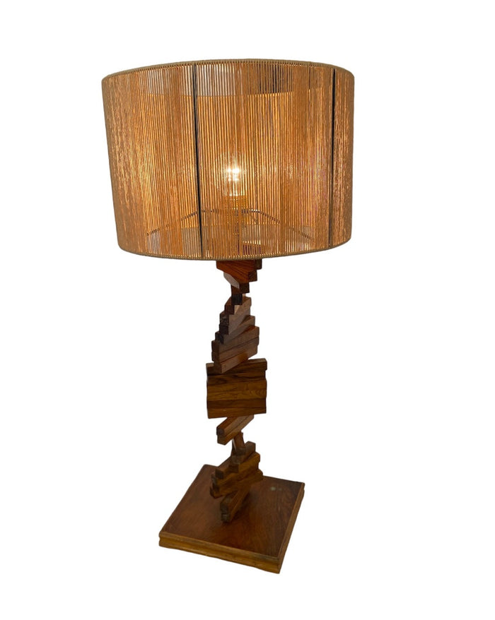 Wooden Spiral Lamp