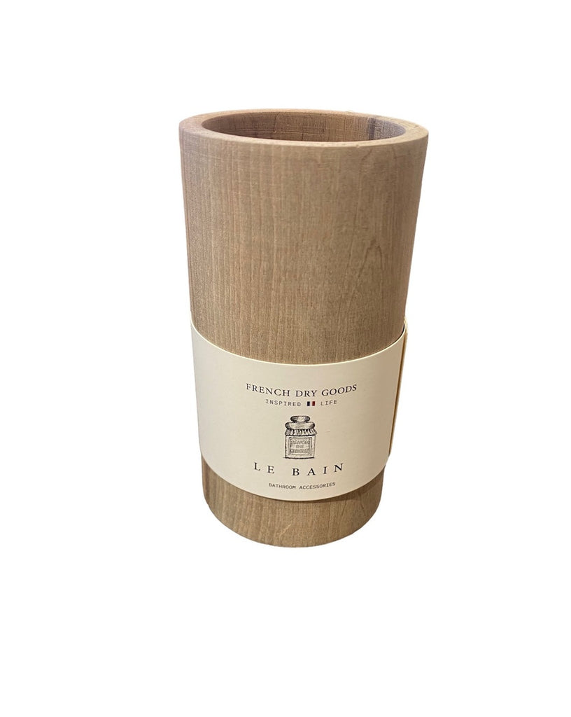 Le Bain Bathroom Accessories—Wooden Cups