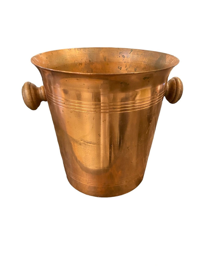 Vintage French Copper Champagne Bucket